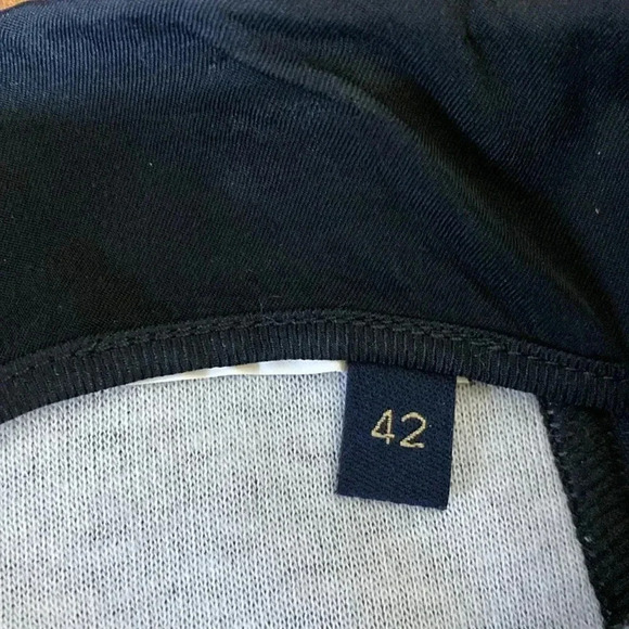 Piazza Sempione Made in Italy Black Knit Mini Skirt, Size 42/US 6. - Picture 6 of 9